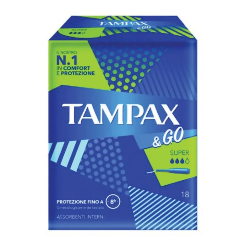 TAMPAX&GO Super 18pz