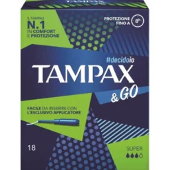 TAMPAX&GO Super 18pz