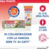TAU-MARIN Dentifricio Baby 2-6 anni - Gusto Fragola 44 gatti - 50 ml