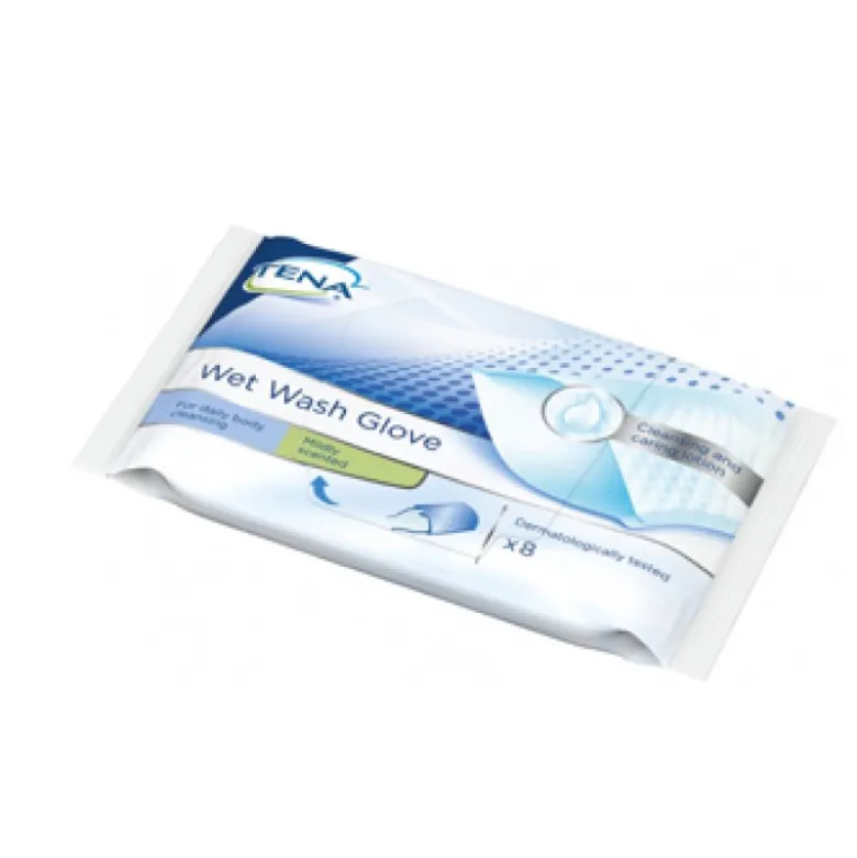 TENA WET Wash Glove 8pz