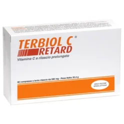 Terbiol C Retard - Integratore alimentare a base di Vitamina C - 60 compresse