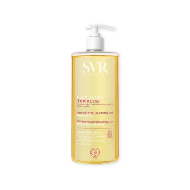 Topialyse Olio Lavante - Detergente idratante per pelle secca e molto secca - 1 litro