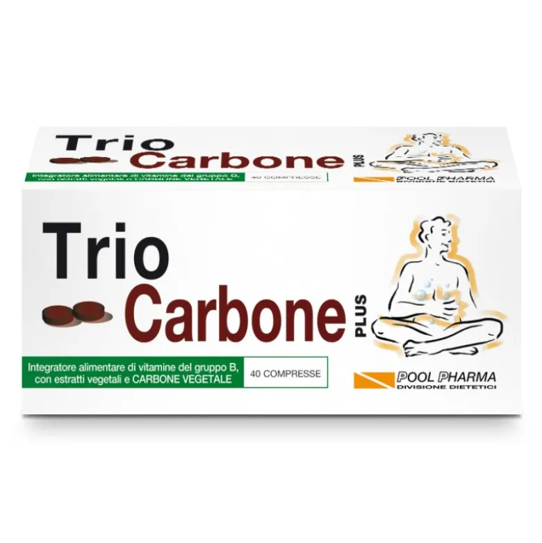 Trio Carbone Plus 40 Compresse