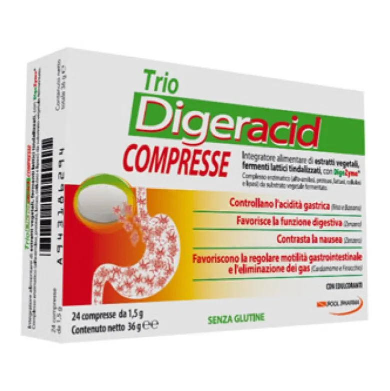 TRIO DIGERACID 24 Compresse