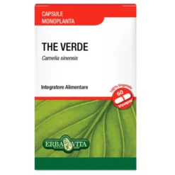 Tè Verde 60 Capsule Monoplanta 400 mg Integratore Alimentare The ErbaVita