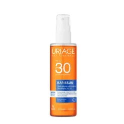 Uriage Bariesun Olio Secco SPF30 - Protezione solare alta per corpo e capelli - 200 ml