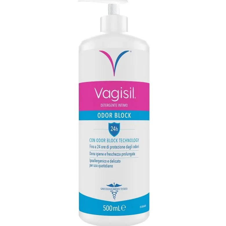 Vagisil Odor Block Detergente Intimo - Detergente delicato per la prevenzione di cattivi odori - 500 ml