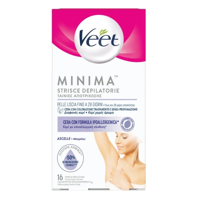 VEET Strisce Asc/Bikini 16pz