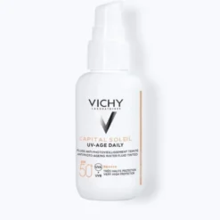 Vichy Capital Soleil Uv Age Daily Colorato Spf50+ - Fluido viso con protezione solare ad effetto antimacchie - 40 ml