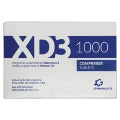 XD3 1000 - Integratore Alimentare di vitamina D3 - 60 Compresse