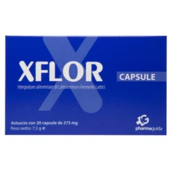 Xflor - Integratore per l'equilibrio della flora batterica intestinale - 20 capsule