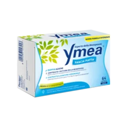 Ymea Pancia Piatta - Integratore per il gonfiore addominale in menopausa - 64 capsule - Nuova formula