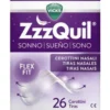 ZzzQuil Nasal Strips - Cerottini nasali per respirare e dormire meglio - 26p pezzi